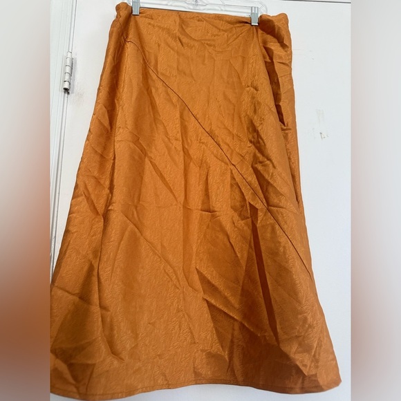 Nanette Dark Mustard Midi Skirt - Picture 1 of 3